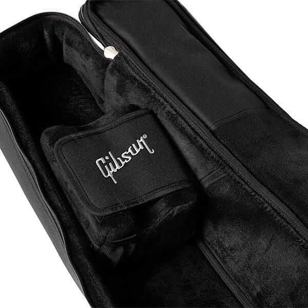 open zoom image for Gibson Premium Small Body Acoustic Guitar Gig Bag, Black, Action Position Back