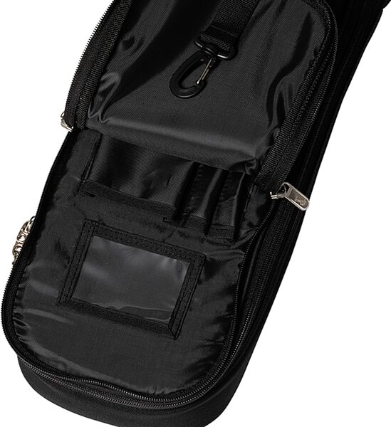 open zoom image for Gibson Premium Electric Guitar Gig Bag for Les Paul and SG, Black, Action Position Back