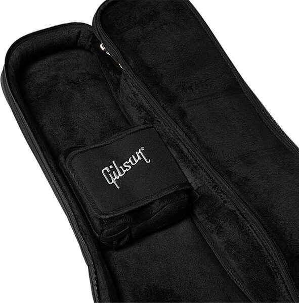 open zoom image for Gibson Premium Electric Guitar Gig Bag for Les Paul and SG, Black, Action Position Back