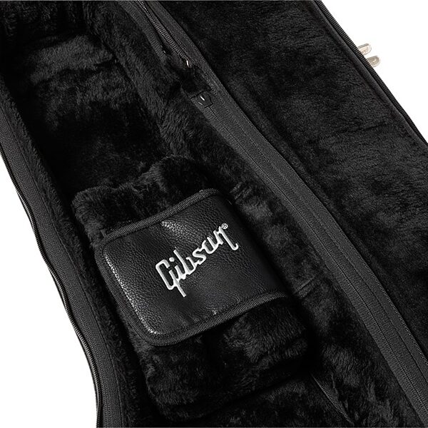 open zoom image for Gibson Premium LP/SG Soft Electric Guitar Soft Case, Black, Action Position Back