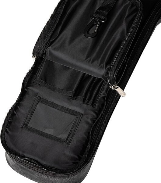open zoom image for Gibson Premium LP/SG Soft Electric Guitar Soft Case, Black, Action Position Back