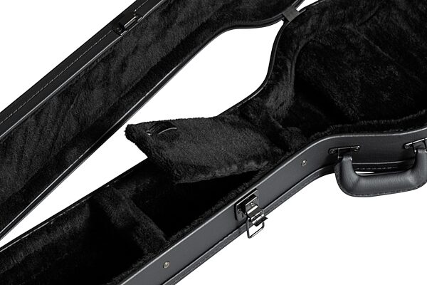 open zoom image for Gibson SG Electric Guitar Case, Modern Black, Action Position Back