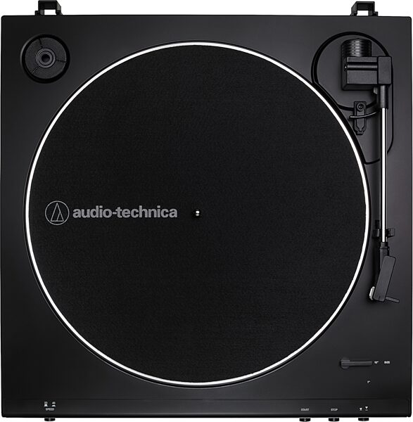 open zoom image for Audio-Technica AT-LP60XBT-USB Turntable with Bluetooth, Black, Open Box (Very Good), Action Position Back