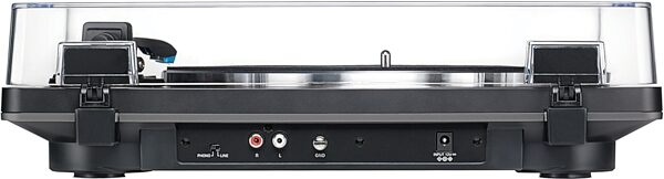 open zoom image for Audio-Technica AT-LP70X Fully-Automatic Belt-Drive Turntable, Black/Gray, Open Box (Like New), Action Position Front