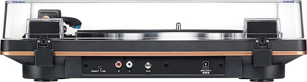 open zoom image for Audio-Technica AT-LP70X Fully-Automatic Belt-Drive Turntable, Black/Bronze, Open Box (Like New), Action Position Front