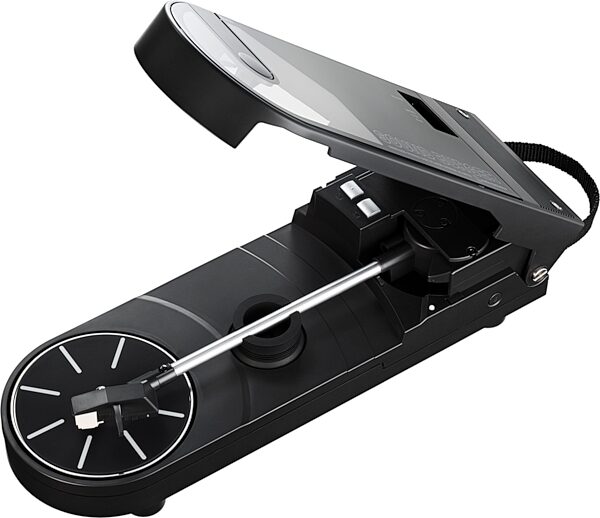 open zoom image for Audio-Technica AT-SB727 Sound Burger Portable Bluetooth Record Turntable, Black, Open Box (Very Good), Action Position Front