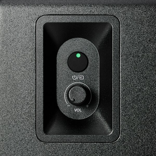 open zoom image for Audio-Technica AT-SP3X Bookshelf Speakers with Bluetooth, Black, Open Box (Like New), Action Position Front