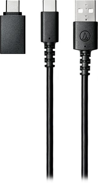 open zoom image for Audio-Technica AT-UMX3 USB Desktop Audio Mixer, Black, Action Position Front