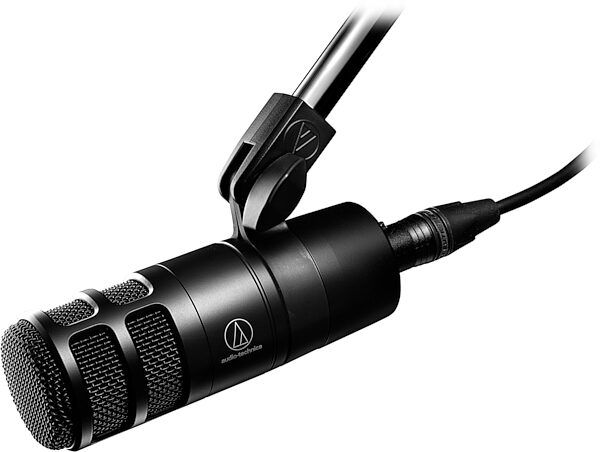 open zoom image for Audio-Technica AT2040 Hypercardioid Dynamic Podcast Microphone, Open Box (Like New), Action Position Back