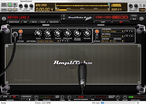 open zoom image for IK Multimedia AmpliTube Live Standalone Software, Screenshot 2