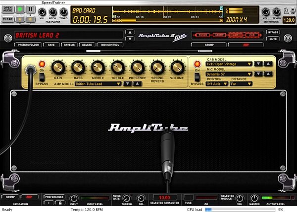 open zoom image for IK Multimedia AmpliTube Live Standalone Software, Screenshot 4