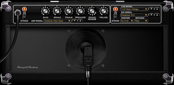 open zoom image for IK Multimedia StealthPlug Guitar/Bass USB Audio Interface Cable with Plug-Ins, AmpliTube 1 x 12