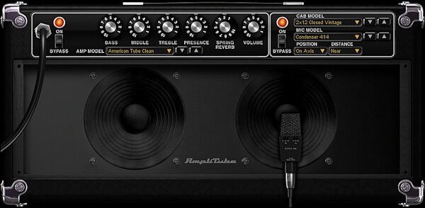 open zoom image for IK Multimedia StealthPlug Guitar/Bass USB Audio Interface Cable with Plug-Ins, AmpliTube 2 x 12