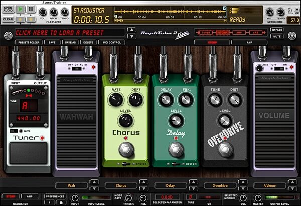 open zoom image for IK Multimedia StealthPlug Guitar/Bass USB Audio Interface Cable with Plug-Ins, AmpliTube Stomps 1