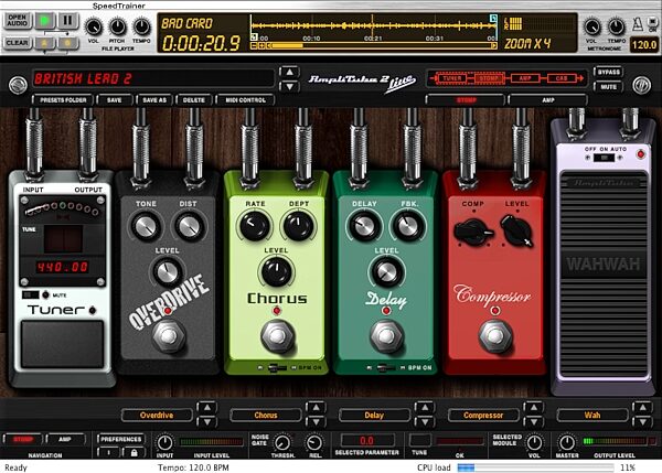open zoom image for IK Multimedia AmpliTube Live Standalone Software, Screenshot 1
