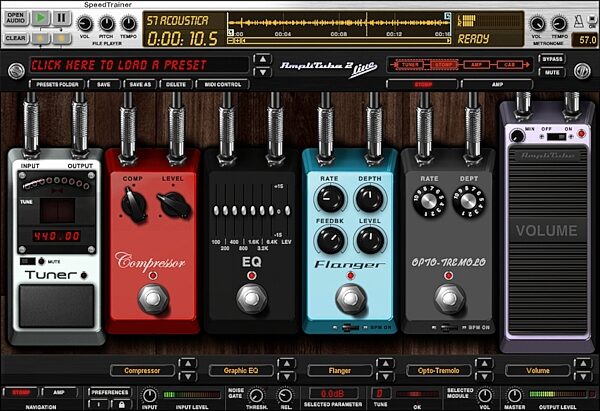 open zoom image for IK Multimedia StealthPlug Guitar/Bass USB Audio Interface Cable with Plug-Ins, AmpliTube Stomps 2