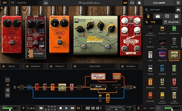 open zoom image for IK Multimedia AmpliTube 5 Amp Emulation Software, Digital Download, Action Position Back
