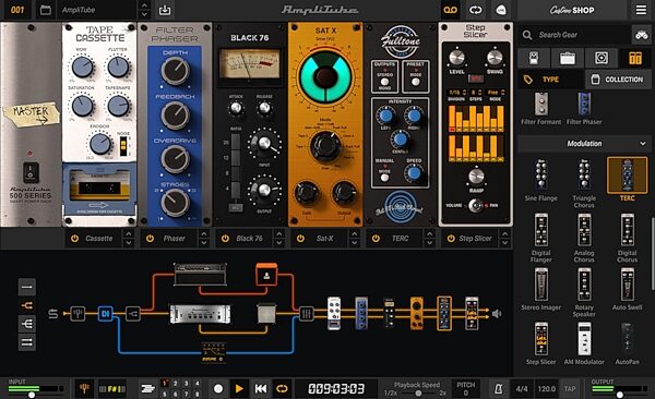 open zoom image for IK Multimedia AmpliTube 5 Amp Emulation Software, Digital Download, Action Position Back