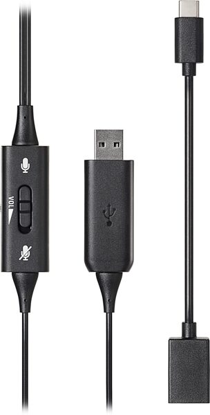 open zoom image for Audio-Technica ATH-102USB Stereo USB Headset, New, Action Position Front