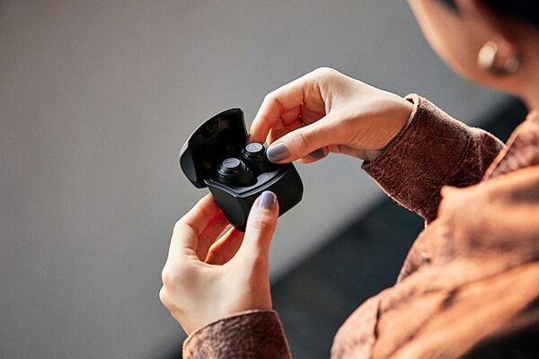 open zoom image for Audio-Technica ATH-CKS50TW Wireless In-Ear Headphones, Action Position Front