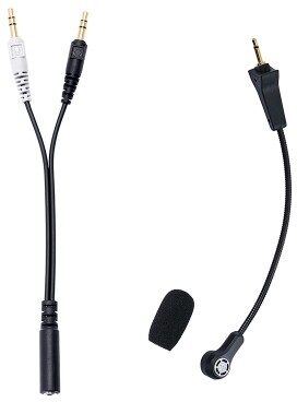 open zoom image for Audio-Technica ATH-G1 Premium Gaming Headset with Microphone, Open Box (Very Good), Connectors