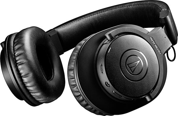 open zoom image for Audio-Technica ATH-M20xBT Wireless Over-Ear Headphones, Black, Open Box (Very Good), Action Position Front