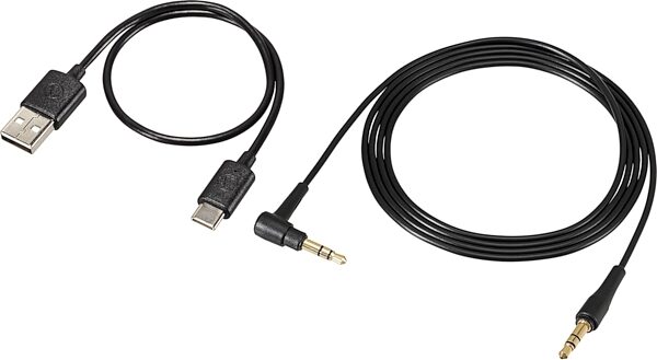 open zoom image for Audio-Technica ATH-M20xBT Wireless Over-Ear Headphones, Black, Open Box (Very Good), Action Position Front