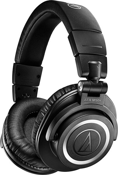 open zoom image for Audio-Technica ATH-M50xBT2 Wireless Bluetooth Headphones, Black, Open Box (Very Good), Action Position Back