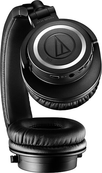 open zoom image for Audio-Technica ATH-M50xBT2 Wireless Bluetooth Headphones, Black, Open Box (Very Good), Action Position Back