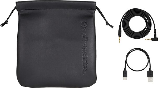 open zoom image for Audio-Technica ATH-M50xBT2 Wireless Bluetooth Headphones, Black, Open Box (Very Good), Action Position Back