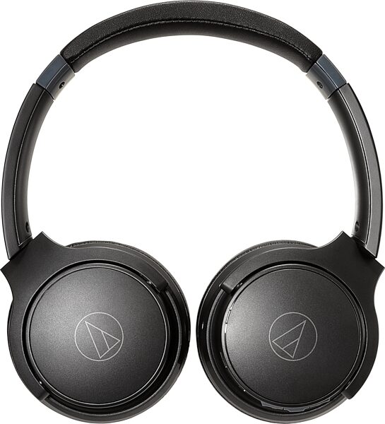 open zoom image for Audio-Technica ATH-S220BT Wireless On-Ear Headphones, Black, ATH-S220BTBK, Open Box (Very Good), Action Position Front