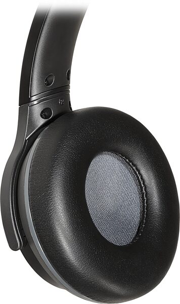 open zoom image for Audio-Technica ATH-S220BT Wireless On-Ear Headphones, Black, ATH-S220BTBK, Open Box (Very Good), Action Position Front