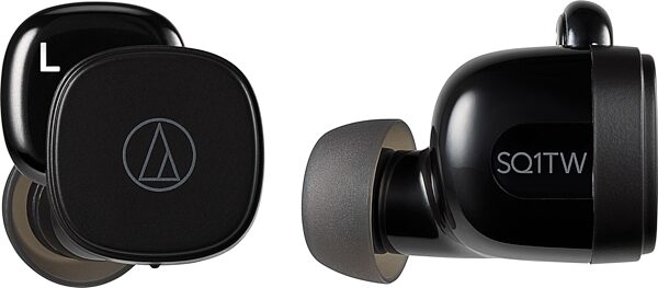 open zoom image for Audio-Technica ATH-SQ1TW Wireless In Ear Headphones, Action Position Front