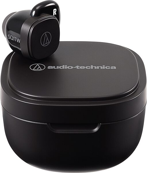 open zoom image for Audio-Technica ATH-SQ1TW Wireless In Ear Headphones, Action Position Front
