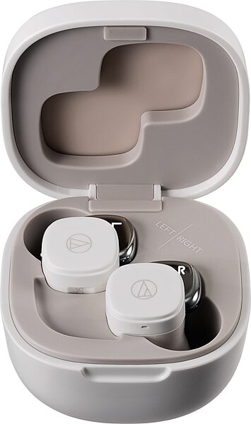 open zoom image for Audio-Technica ATH-SQ1TW Wireless In Ear Headphones, Action Position Front