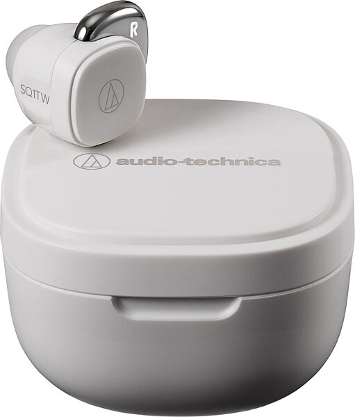 open zoom image for Audio-Technica ATH-SQ1TW Wireless In Ear Headphones, Action Position Front