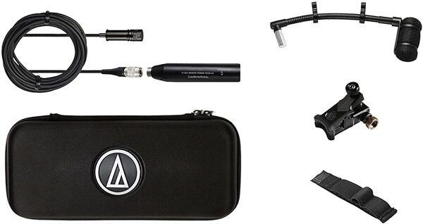 open zoom image for Audio-Technica ATM350U Cardioid Condenser Instrument Microphone with Universal Clip-on Mounting System, New, Alt