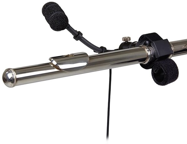 open zoom image for Audio-Technica ATM350W Cardioid Condenser Instrument Microphone with Woodwind Mounting System, New, Alt