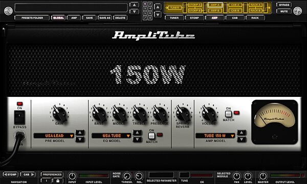 open zoom image for IK Multimedia AmpliTube Metal Amplifier and FX Modeling Plug-In (Mac and Windows), Screenshot 4