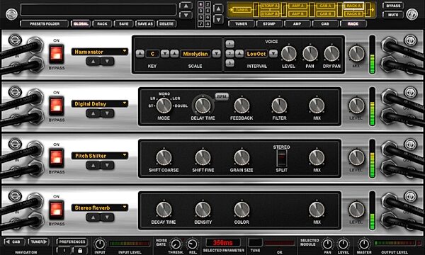 open zoom image for IK Multimedia AmpliTube Metal Amplifier and FX Modeling Plug-In (Mac and Windows), Screenshot 6