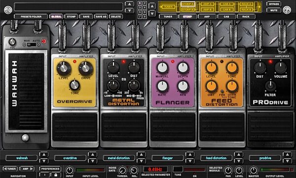 open zoom image for IK Multimedia AmpliTube Metal Amplifier and FX Modeling Plug-In (Mac and Windows), Screenshot 3