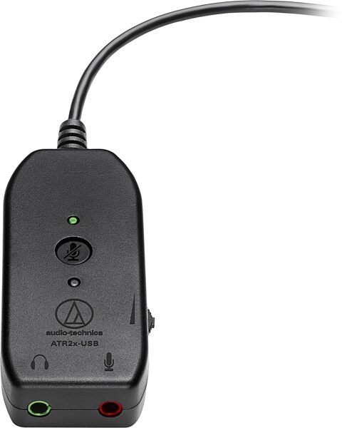 open zoom image for Audio-Technica ATR2x-USB Microphone Audio Adapter, New, Action Position Back