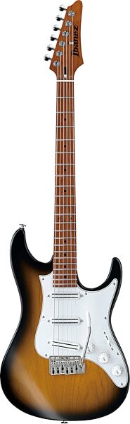open zoom image for Ibanez Andy Timmons ATZ100 Electric Guitar (with Case), Sunburst Flat, Open Box (Very Good), Action Position Back