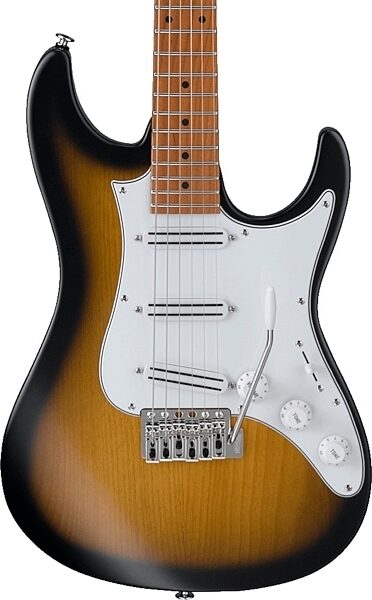 open zoom image for Ibanez Andy Timmons ATZ100 Electric Guitar (with Case), Sunburst Flat, Open Box (Very Good), Body