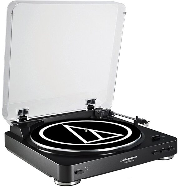 open zoom image for Audio-Technica AT-LP60-USB Belt-Drive Turntable with USB, Black