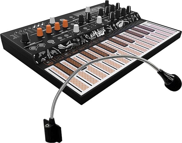 open zoom image for Arturia MicroFreak Hybrid Keyboard Synthesizer, Black, with Microphone, pack