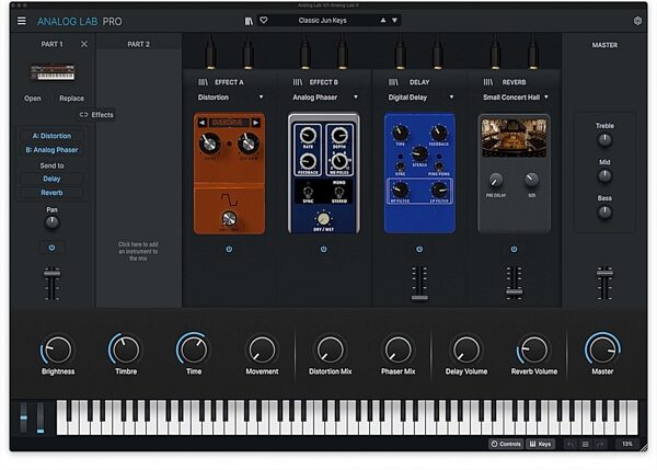 open zoom image for Arturia Analog Lab Pro Instrument Software, Digital Download, Action Position Back