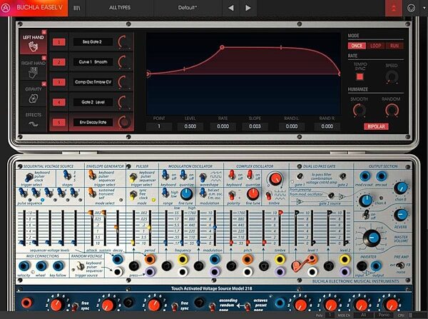 open zoom image for Arturia Buchla Easel V Software Instrument, Digital Download, Action Position Back