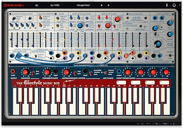 open zoom image for Arturia Buchla Easel V Software Instrument, Digital Download, Action Position Back