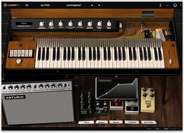 open zoom image for Arturia Clavinet V Software Instrument, Digital Download, Action Position Back